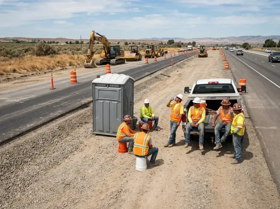 highway-road-construction-crew-007 — frequently asked questions, Porta Potty and Restroom Rentals in Weedpatch, CA